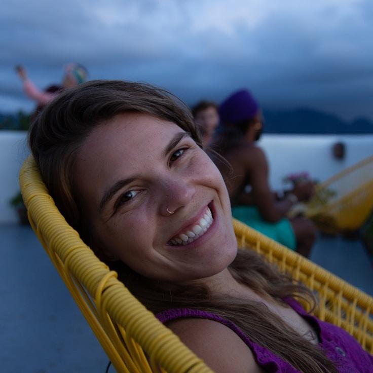 Portrait of Nova Calderón, group coordinator and fusion cooking expert